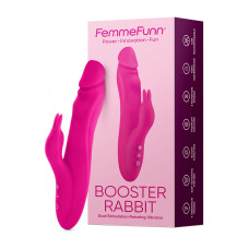 FemmeFunn Vortex Booster Rabbit Rechargeable Silicone Dual Stimulation Rotating Vibrator Pink FemmeFunn Vortex Booster Rabbit Rechargeable Silicone Dual Stimulation Rotating Vibrator Pink