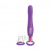 Fantasy For Her Her Ultimate Pleasure Dual-Ended Vibrator With Licking Suction Purple