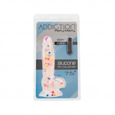 Addiction Silicone Toy Collection Party Marty 7.5 in. Dildo Frost Confetti Addiction Silicone Toy Collection Party Marty 7.5 in. Dildo Frost Confetti