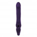 Evolved 2 Become 1 Rechargeable Remote-Controlled Silicone Strapless Strap-On With Suction Purple