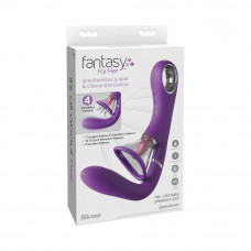 Fantasy For Her Her Ultimate Pleasure Pro Rechargeable Silicone Flicking Suction Dual Stimulator Fantasy For Her Her Ultimate Pleasure Pro Rechargeable Silicone Flicking Suction Dual Stimulator