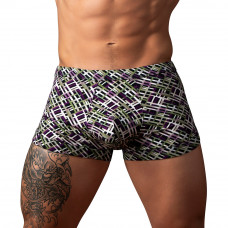 Male Power Gridlock''d Short with Strap Print XL
