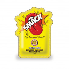 Smack Lickable Massage Oil 3 ml Pouch Passion Fruit