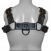 Prowler RED Bull Harness Black with Metal Fittings 2XL
