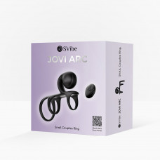 SVibe Snail JOVI Arc Couples Ring Noir Haze SVibe Snail JOVI Arc Couples Ring Noir Haze
