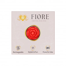 The Pleasure Company Fiore Rose Ring Vibrator Red The Pleasure Company Fiore Rose Ring Vibrator Red