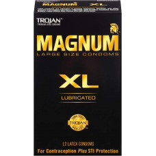 Trojan Magnum XL Large Size Lubricated Condoms